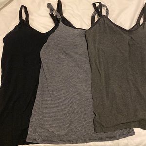 Set of 3, Nursing/maternity tank tops